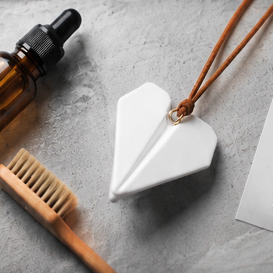 Paper Airplane Aroma Diffuser Car Hanging Ornament - Image 2